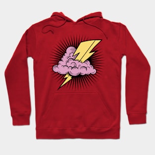 lightning and cloud Hoodie